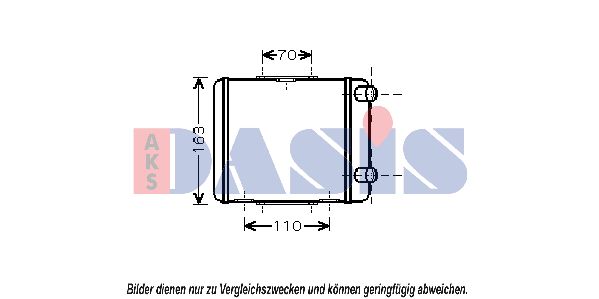 AKS DASIS radiatorius, variklio aušinimas 480059N